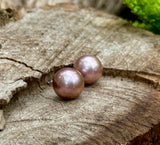 YEAR END SALE • LARGE EDISON PEARL STUDS (11-13mm)