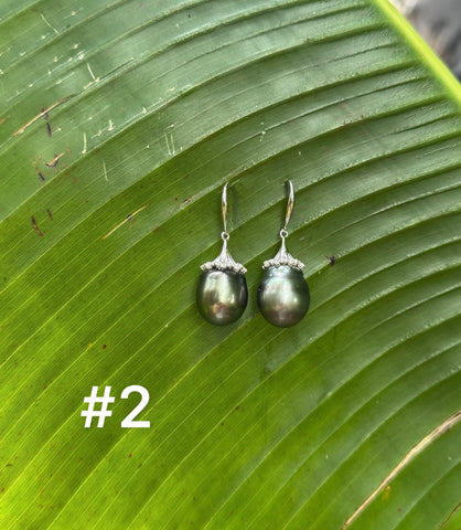 LARGE DELUXE TAHITIAN PEARL DANGLES (14-15)