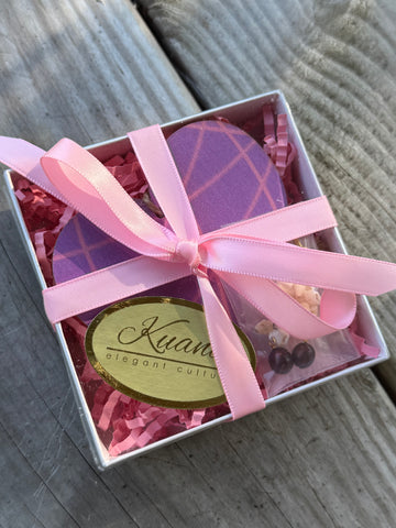 VALENTINE’S DAY SALE • NIIHAU SHELL + RED PEARL EARRING $69