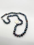 22”  BLUE PEARL NECKLACE (7-9mm)