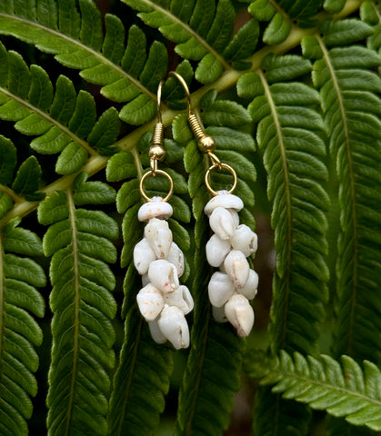 NIIHAU MOMI PĪKAKE EARRINGS